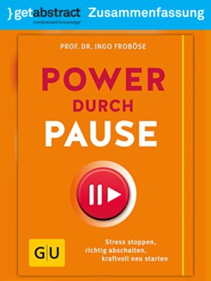 cover image of Power durch Pause (Zusammenfassung)